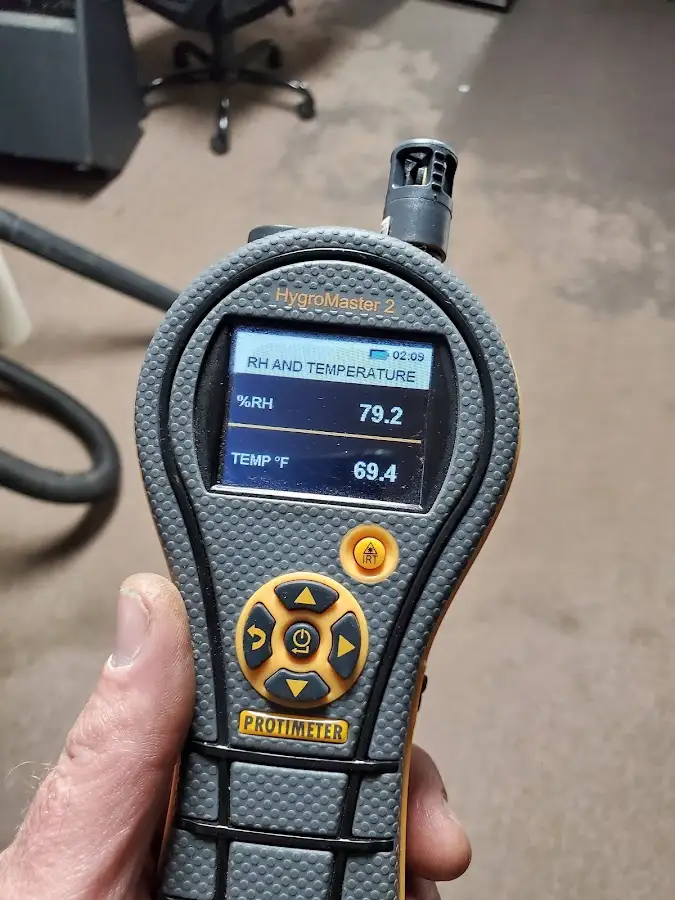 Moisture meter humidity assessment for Mold Remediation & Removal in Montevideo