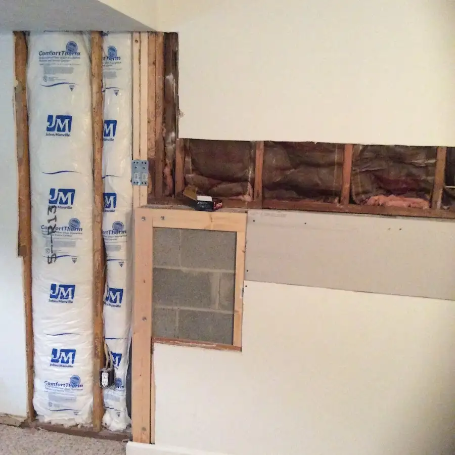 Wall insulation replacement during Odor Removal & Deodorization in Montevideo